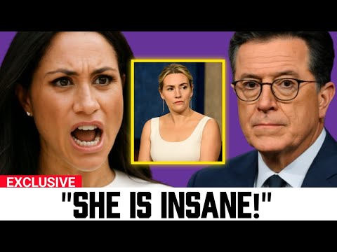Meghan Leaves Colbert Late Show with Rage As Kate Winslet Refuse Addressing Her As HER HIGHNESS