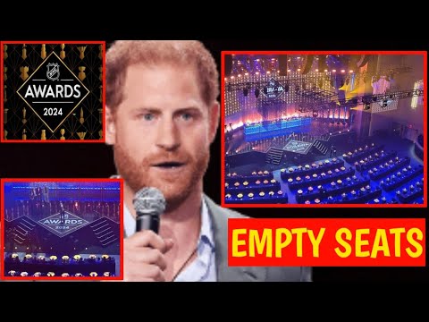 THE HALL WAS EMPTY! Prince Harry Furiously angry as Guests left During his speech at 2024 NHL Awards