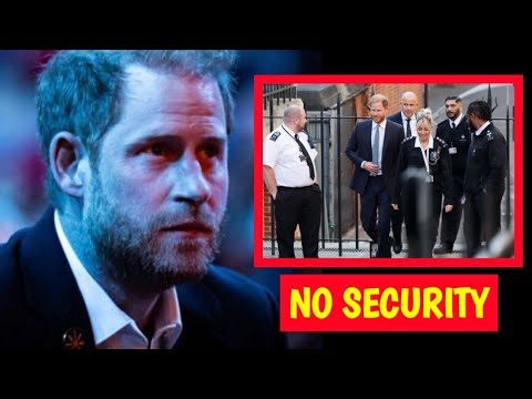 Harry in Huge Chaos As America Withdraw His Private Protection After Losing Ravec Security Case