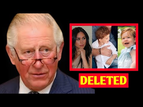 MEGHAN IN SCREAMS ANGER! King Charles Deleted Ghost Kids Archie & Lilibet From The List Of Royals