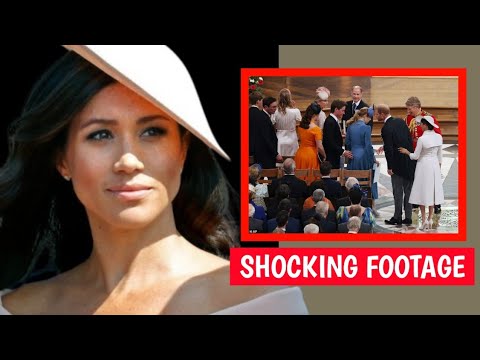 Video Clip of Meghan Fighting Princess Beatrice Over Seat at St Paul Cathedral Exposed