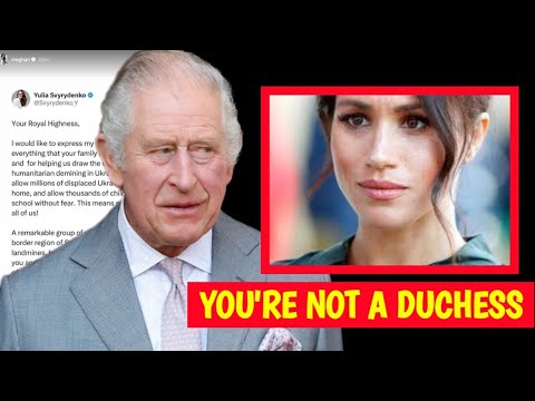 LAST WARNING! King Charles Sends Warning To Meghan After Using Royal Highness Title In Her IG Post