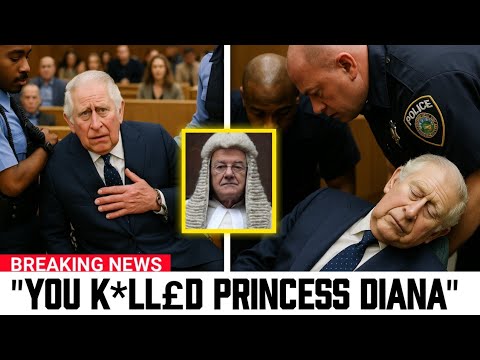 King Charles Collapses after Judge Announces Life Sentence for Princess Diana’s Murder