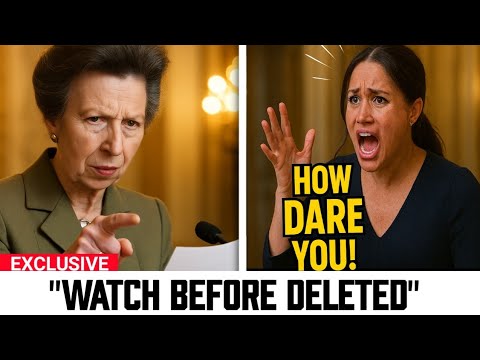 Princess Anne Just Obliterated Meghan & She throws A Tantrum Fit