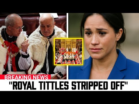 Meghan Burst into Tears After House Of Lords makes Final Moves To Strip Her Royal Title