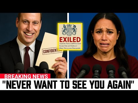 Meghan @ss gets KICKED OUT of Royal Family After Prince William Revealed This